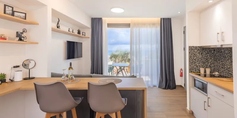 One-Bedroom Apartment with Garden View